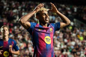 场均参与1球！本赛季亚马尔在9场比赛中，参与进球数为9个