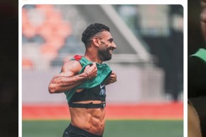 红军最粗大腿！33岁萨拉赫逆天身材