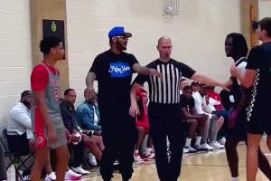 当我面打我儿子？安东尼儿子打球和对手冲突 瓜哥马上站出来化解